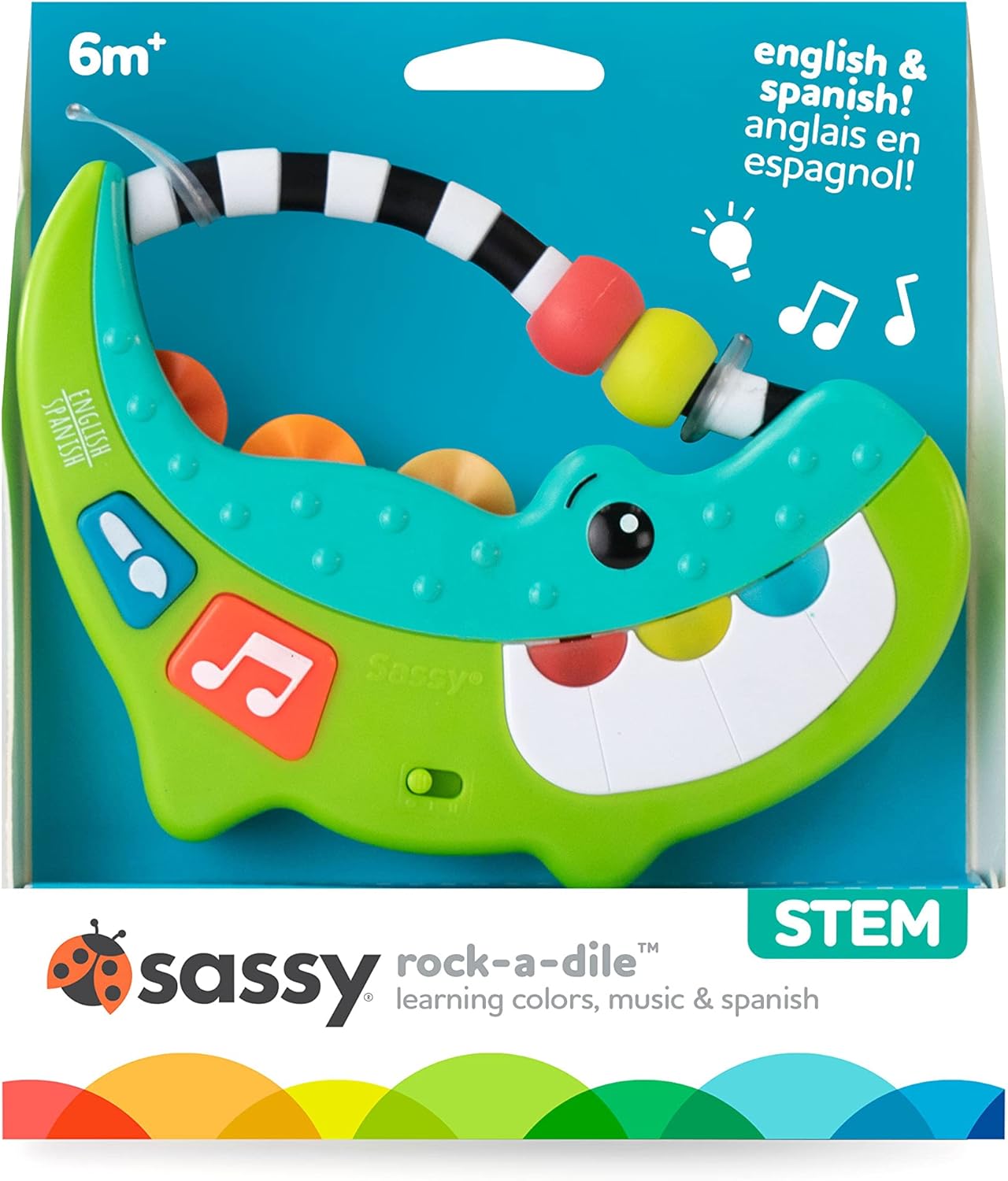 Juguete musical Sassy Rock-A-Dile - 6m+