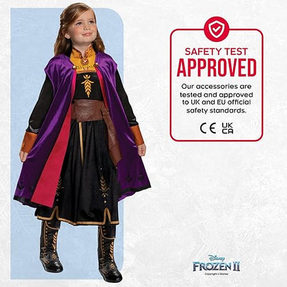 DISGUISE Botas Frozen Anna oficiais da Disney, acessórios Frozen para crianças tamanho único