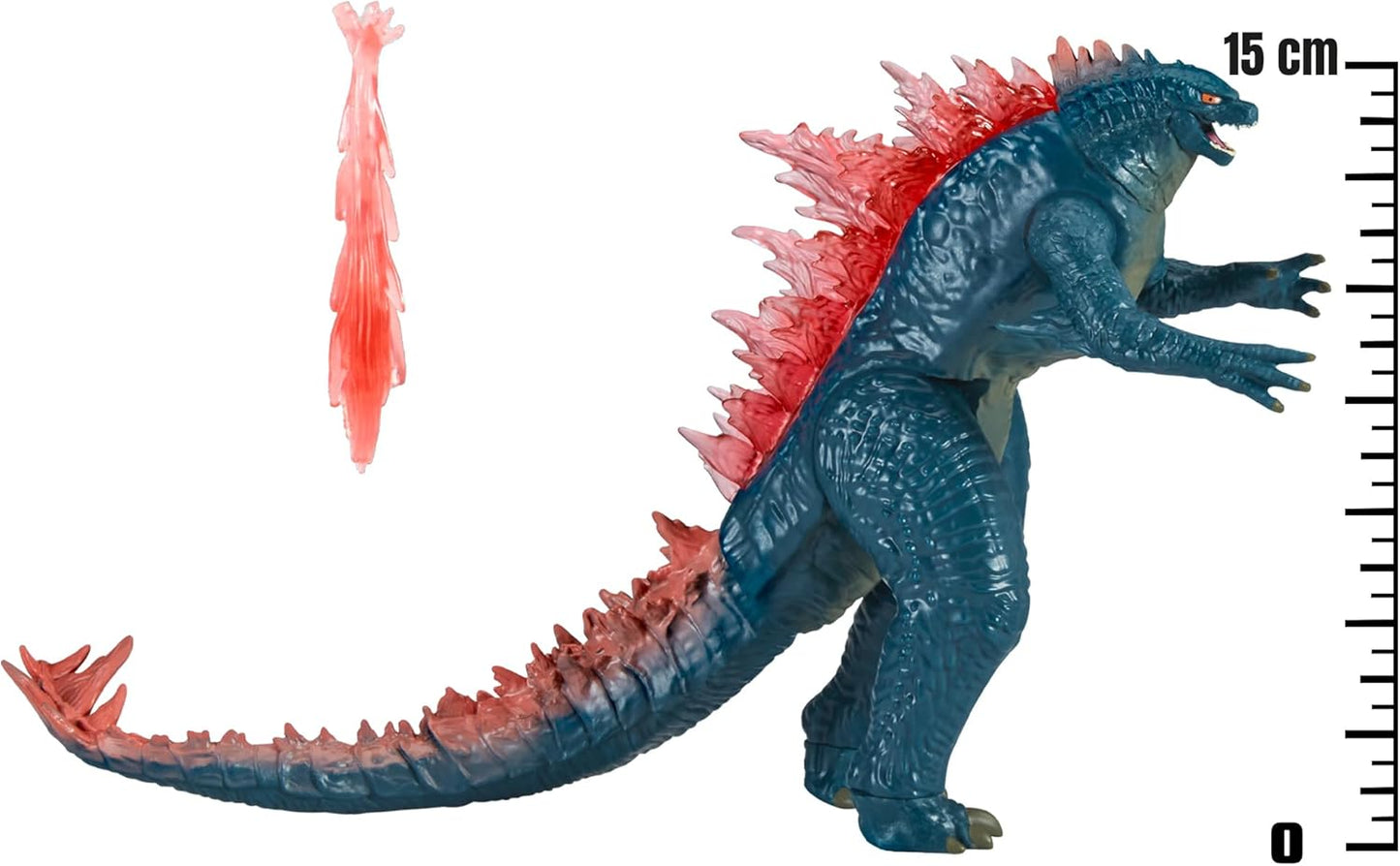 MonsterVerse Godzilla vs. Kong: The New Empire, figura de acción evolucionada de Godzilla de 6 pulgadas, juguete icónico de personaje de película coleccionable, incluye función de energía de haz de calor, juguete adecuado para mayores de 4 años