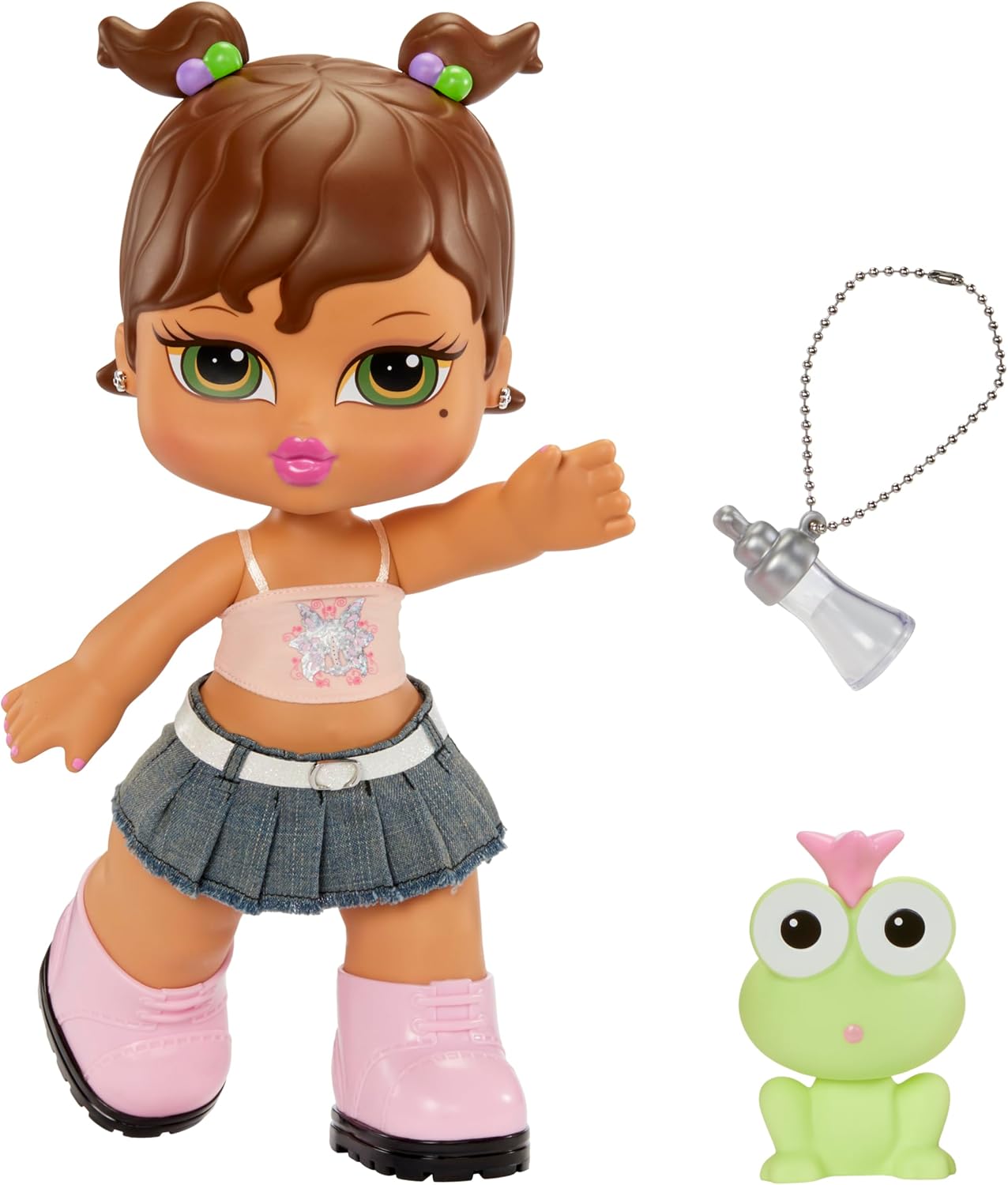Bratz Big Babyz Yasmin - Boneca colecionável grande de 34 cm, vem com um bichinho de estimação, acessórios e roupas de verdade.