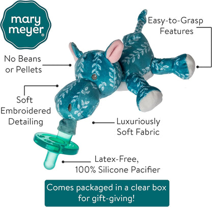 Mary Meyer Chupeta infantil WubbaNub, 15,24 centímetros, Jewel Hippo