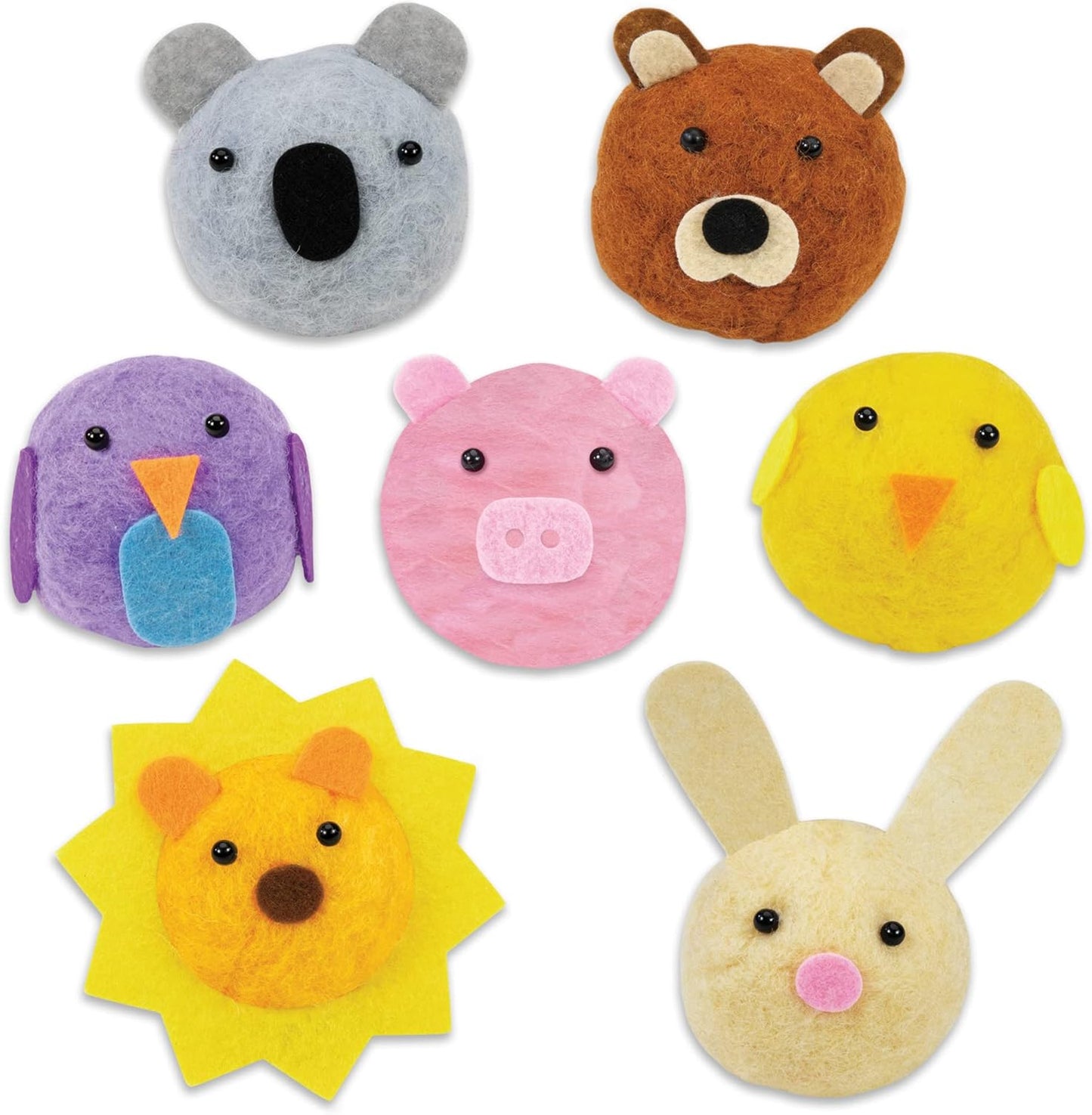 Galt Toys, Amigos de Feltro, Kit de Costura, Kits de Artesanato Infantil, A partir de 6 Anos, Galt Toys, Feltragem Divertida, Artesanato em Feltro para Crianças, A partir de 5 Anos, Galt Toys, Costure uma Imagem, Kits de Artesanato Infantil