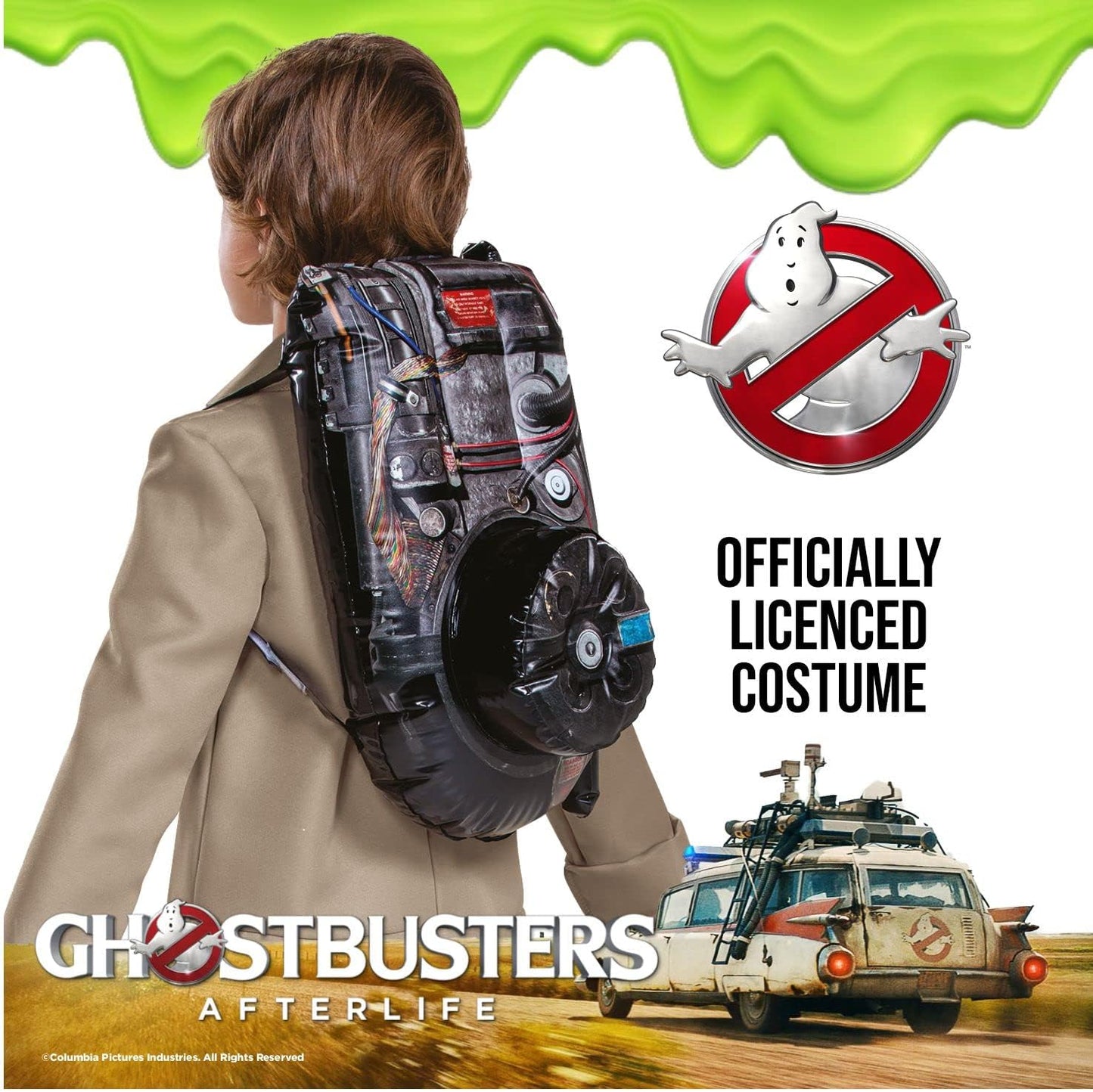 DISGUISEPacote de prótons Ghostbusters do filme da vida após a morte com varinha, brinquedos infláveis para crianças tamanho único