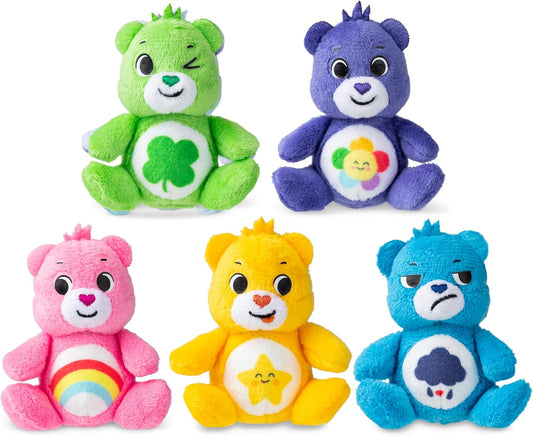 Basic Fun Ursinhos Carinhosos, Micro Plush 5 Pack, Brinquedo de pelúcia fofo colecionável, Brinquedos fofinhos para crianças, Brinquedos macios para meninas e meninos, Ursinhos fofos adequados para meninas e meninos de 4 anos ou mais
