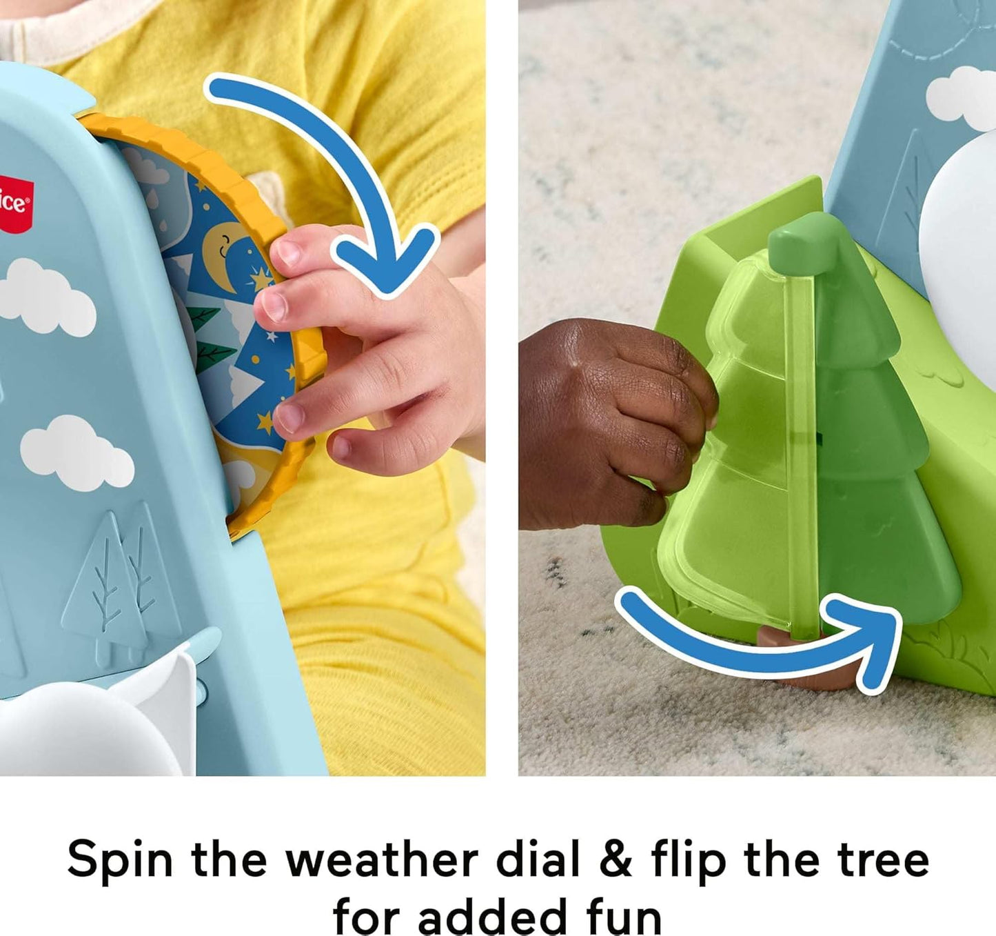 Fisher-Price Brinquedo para Bebê Floresta da Amizade com Bolas e Montanha, Brinquedo de Atividades para Bebês a partir de 9 Meses, JLB88