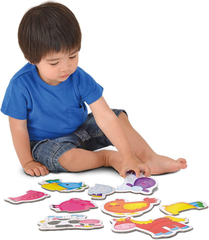 Galt Baby Puzzles - Quebra-cabeças divertidos, educativos e coloridos para a primeira infância - Conjunto de 6 quebra-cabeças de duas peças grossas para bebês - Desenvolve habilidades motoras e de combinação - A partir de 18 meses