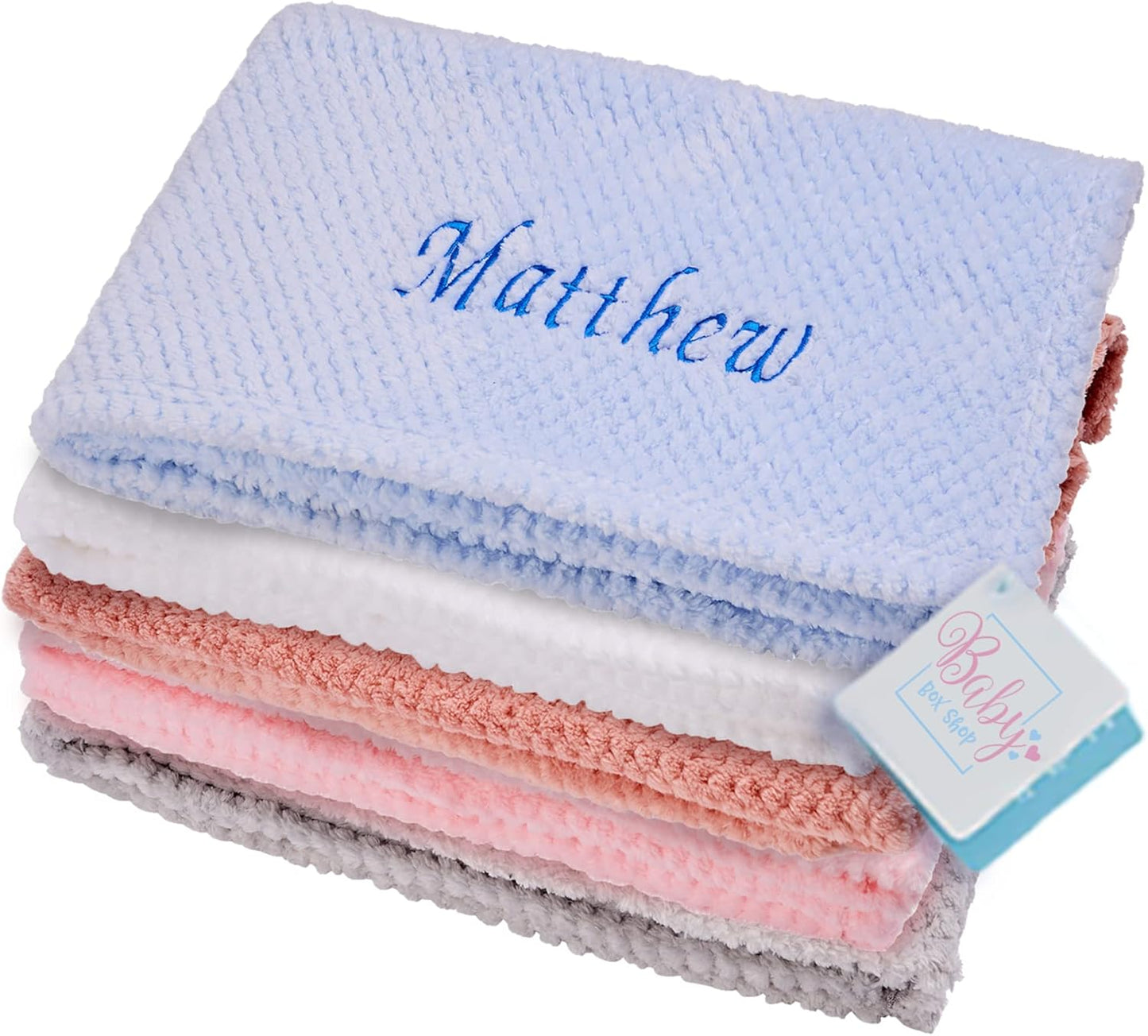 Cobertor de bebê personalizado para recém-nascido – Cobertor macio e fofinho para recém-nascidos – Cobertores personalizados para bebês - 75 cm x 100 cm