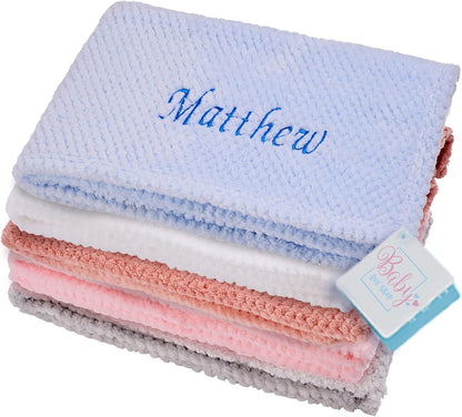Cobertor de bebê personalizado para recém-nascido – Cobertor macio e fofinho para recém-nascidos – Cobertores personalizados para bebês - 75 cm x 100 cm