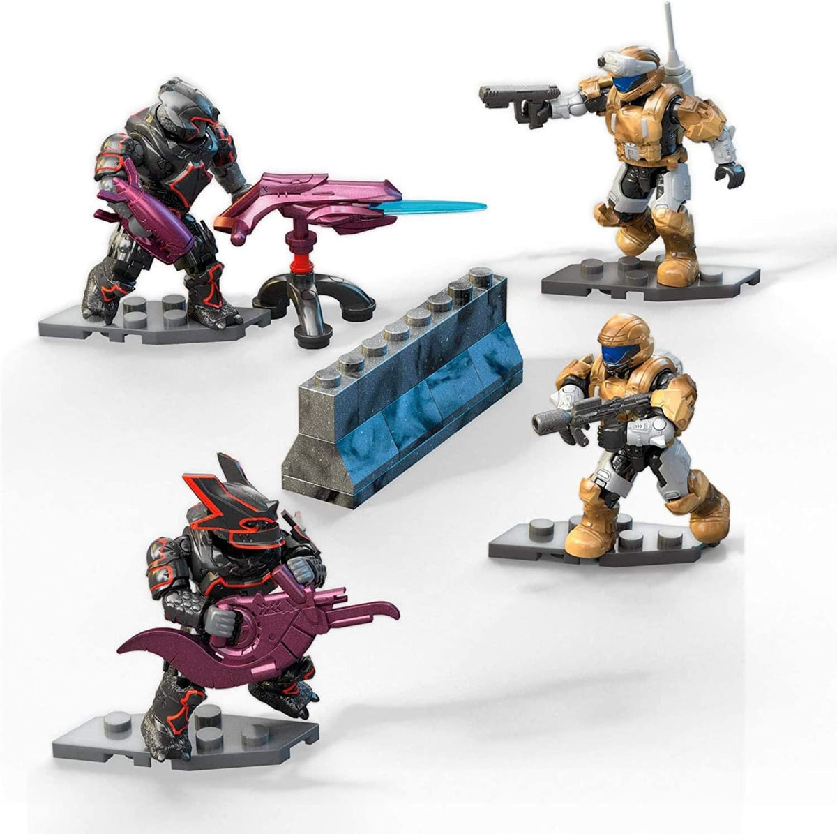 Mega Conjunto de Montagem Construx Halo Pro Builders – Emboscada do Esquadrão ODST