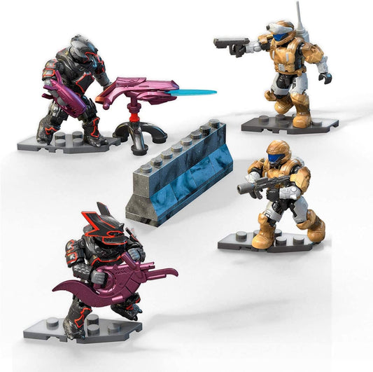 Mega Conjunto de Montagem Construx Halo Pro Builders – Emboscada do Esquadrão ODST
