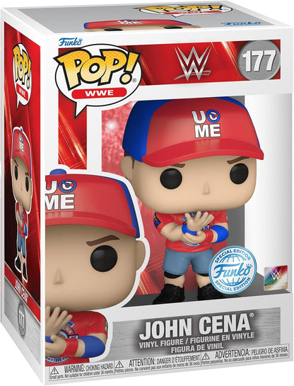 Funko Pop! WWE: John Cena - (Can't See Me) - Figura colecionável de vinil - Ideia para presente - Produtos oficiais - Brinquedo para crianças e adultos - Fãs de esportes - Figura modelo para colecionadores