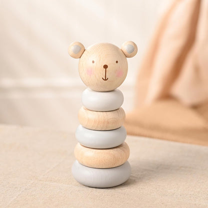 Bambino - Mini brinquedo empilhador de madeira 1 Unidade