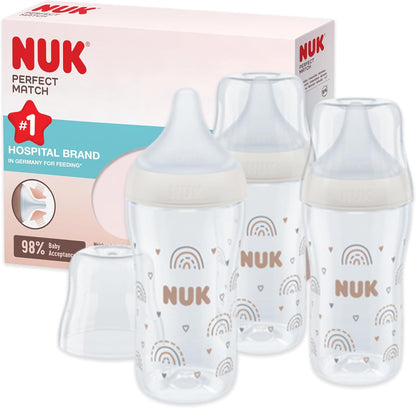 NUK Perfect Match Conjunto de mamadeiras de combinação perfeita