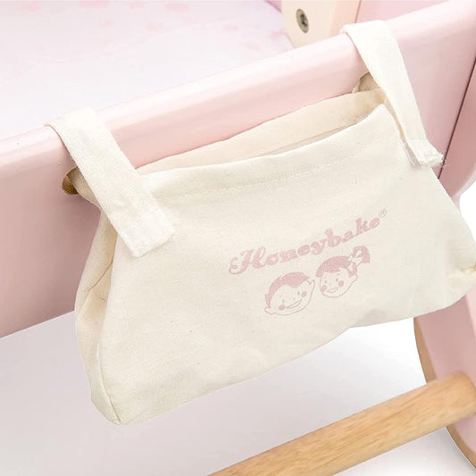 Le Toy Van - Brinquedo de madeira educacional Role Play Beautiful Sweet Dreams Doll Toy Pram | Conjunto de carrinho de bebê fingir brincar - para maiores de 3 anos