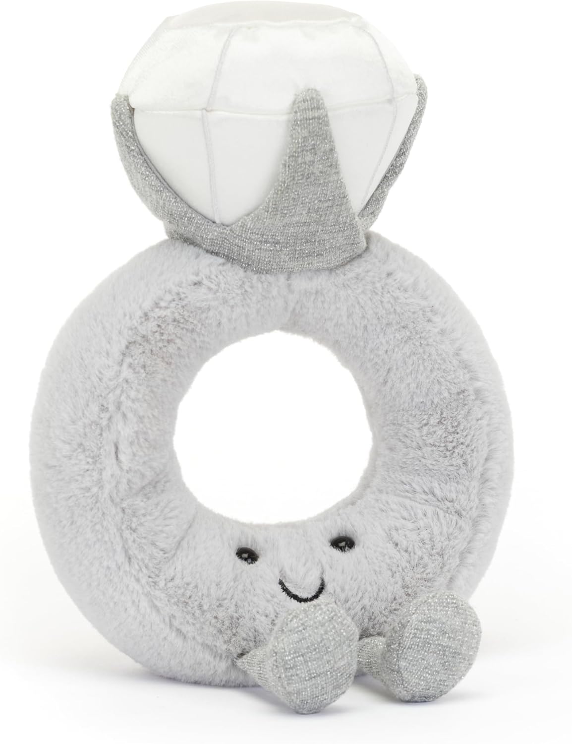 Jellycat Anel de diamante divertido A: 20 cm x C: 12 cm