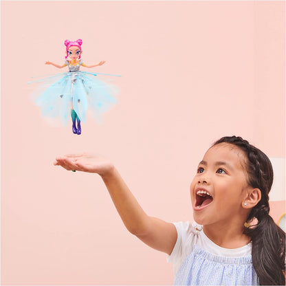 HATCHIMALS Pixies, Crystal Flyers Rainbow Glitter Idol Magical Flying Toy Doll Lights, brinquedos infantis para meninas de 6 anos ou mais