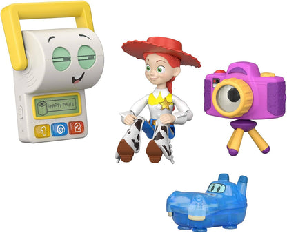 Mattel Disney e Pixar Toy Story 5 – Jessie e Double A Team | Multipack de Bonecos de Ação, Escala de 7 Polegadas, Articulados, Fiéis ao Filme, JLR69