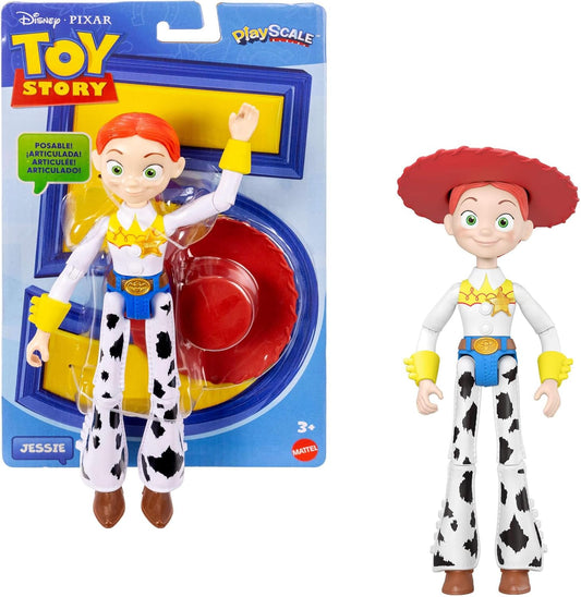 Mattel Boneco de Ação Jessie de Toy Story 5 (Disney e Pixar/) | Escala de 7 polegadas, personagem icônico, mais de 8 pontos de articulação, design fiel ao filme, JKV16
