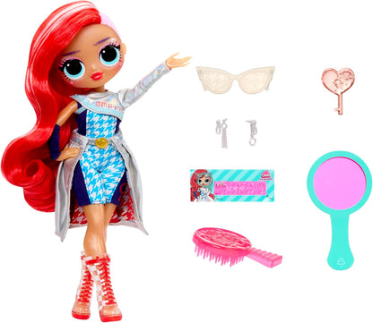L.O.L. Surprise! Série OMG Eye Spy - Espiã - Inclui 1 boneca, vem com roupas e acessórios, resolva pistas e desbloqueie surpresas, colecione todas as 4 bonecas.