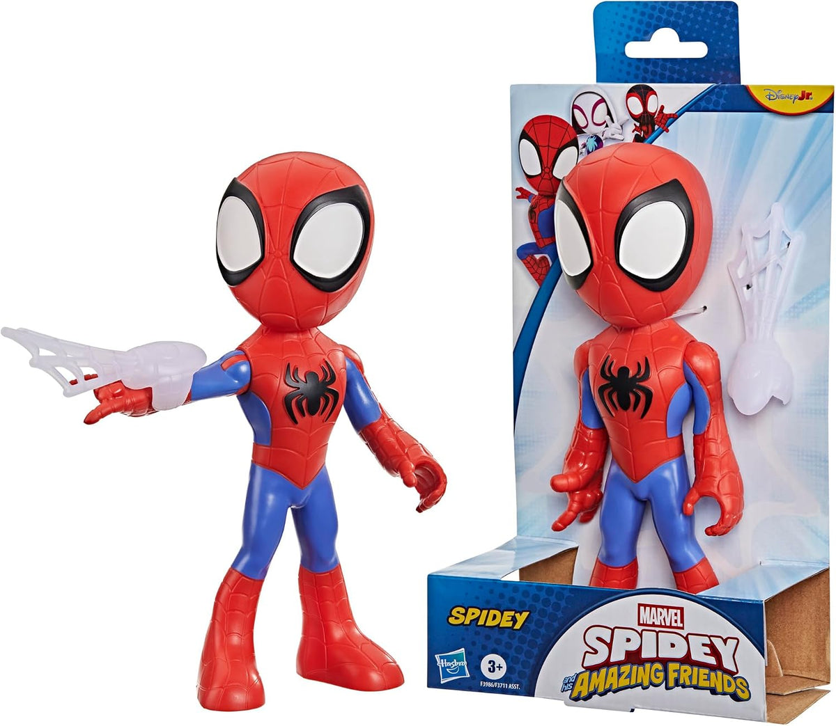 Marvel Figura de Ação Spidey e Sua Equipe Espetacular – Spidey em Tamanho Gigante (22,5 cm) – Brinquedo de Super-Herói Pré-Escolar para Crianças a Partir de 3 Anos