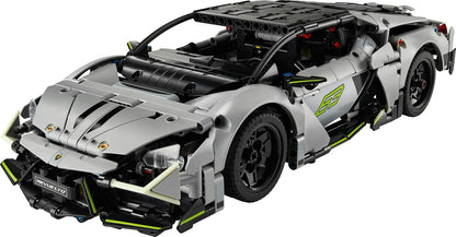 LEGO Technic Lamborghini Revuelto Super Sports Car Toy - Modelo de carro controlado remotamente com luzes, direção e um hub de bateria recarregável - Presente para meninos a partir de 10 anos - 42214