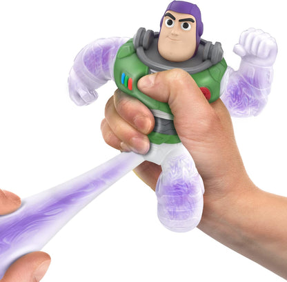 Heróis de Goo Jit Zu Lightyear Versus Pack - Buzz vs Zyclops, herói macio, elástico e gosmento.