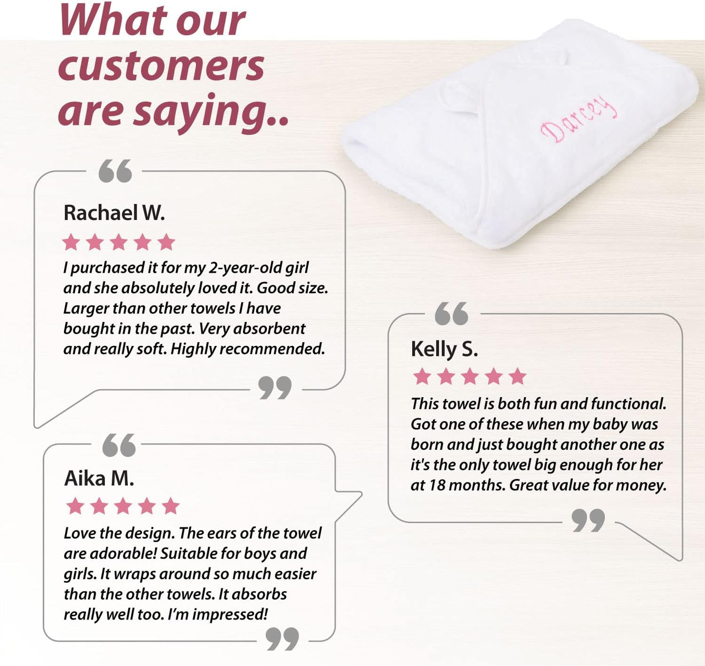 Toalha de banho com capuz personalizada para recém-nascidos - Toalha macia, fofinha, altamente absorvente e lavável à máquina com orelhas para sua nova menina, Toalha com capuz lavável à máquina para bebês e crianças pequenas