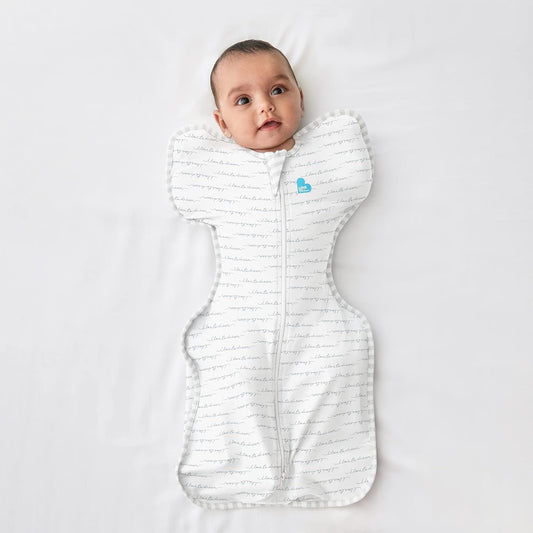 Love To Dream™ Swaddle UP™, Médio 6–8,5 kg – Sonhador | Ajuste perfeito, promove uma rotina de sono saudável | 1.0 Tog Ideal para primavera e verão (20–24°C) | Algodão lavável à máquina e zíper duplo