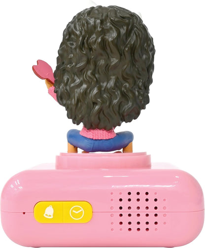 LEXIBOOK Casa de Bonecas da Gabby, Despertador com Luz Noturna da Gabby, Sons e Melodias, Tela LCD Retroiluminada, Iluminado, Função Soneca, Rosa, RL800GDH