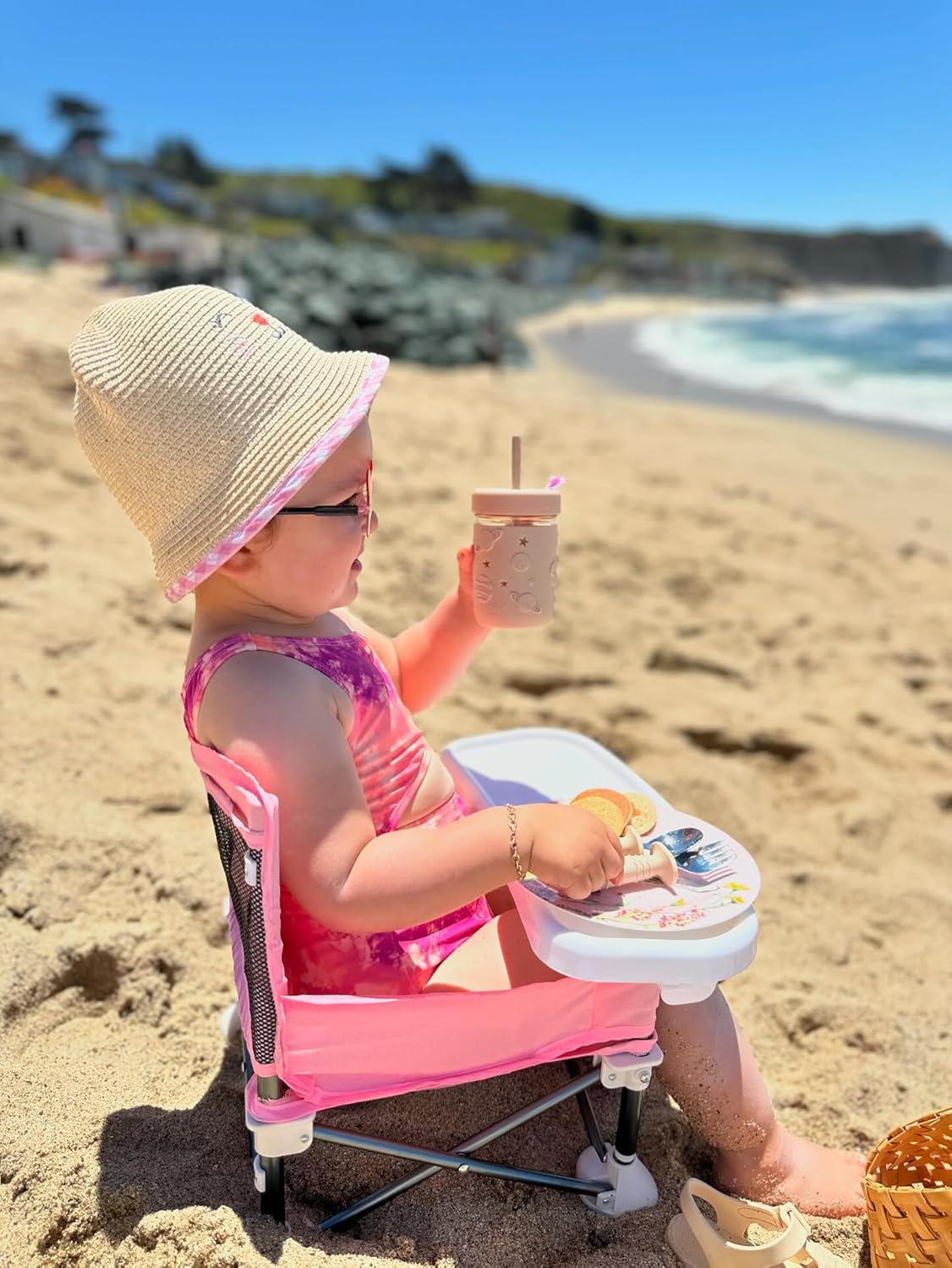 PandaEar Conjunto de 4 copos de vidro para crianças e bebês, copos de vidro estilo Mason Jar de 250ml com capas de silicone e canudos, copos anti-vazamento para smoothies infantis.