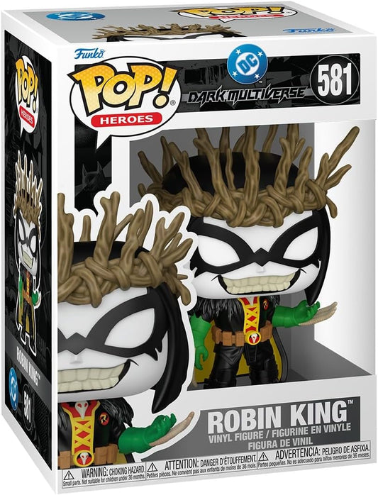 Funko Pop! Heroes: DC Dark Multiverse – Robin King - DC Comics - Figura de vinil colecionável - Ideia de presente - Produtos oficiais - Brinquedos para crianças e adultos - Fãs de desenhos animados - Figura modelo para colecionadores