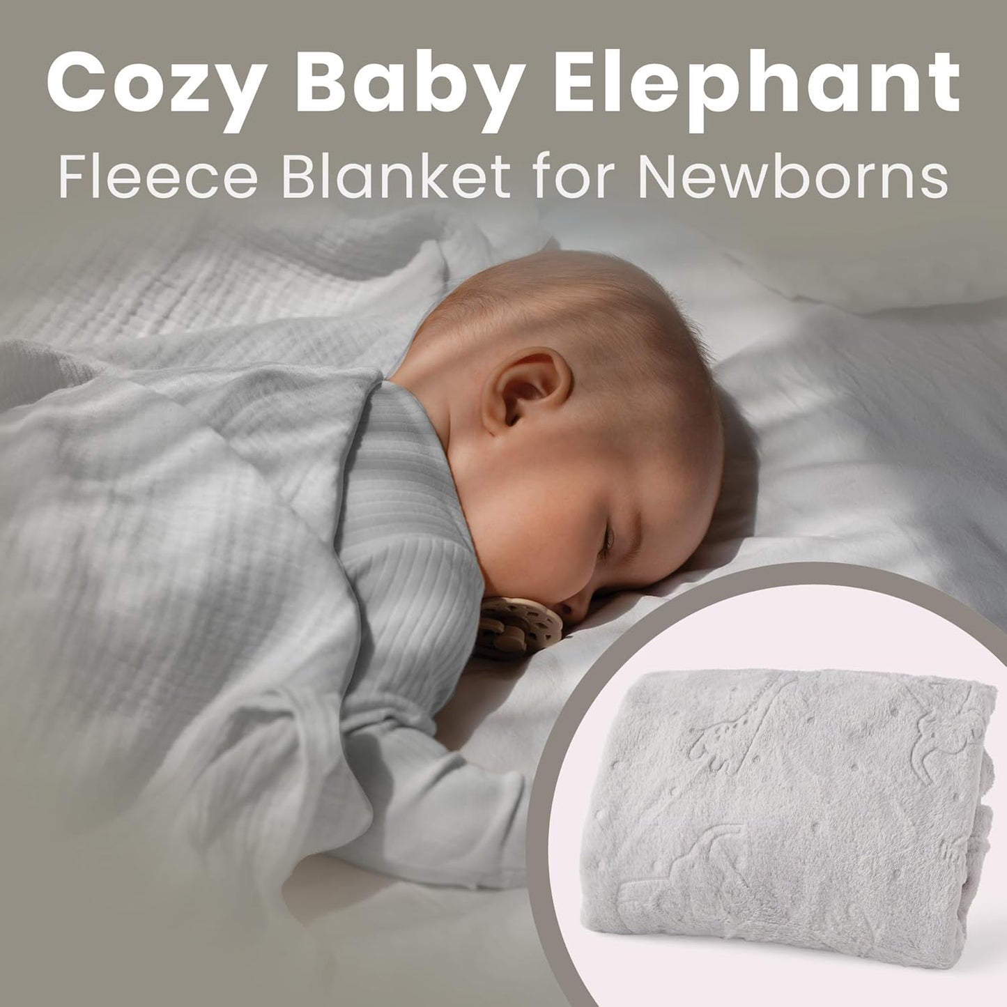 Baby Box Shop - Presentes personalizados para meninos, presente ideal para batizado: cobertor de lã, Baby Box Shop - 5 itens essenciais para recém-nascidos, ideais como presentes para chá de bebê e batizado, panos de musselina e presentes