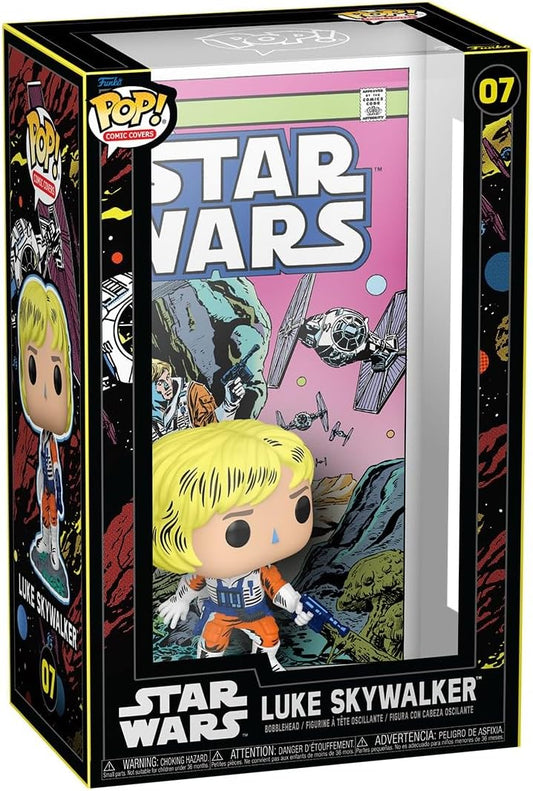 Funko Pop! Capas de quadrinhos: Star Wars – Luke Skywalker - Figura colecionável de vinil - Ideia para presente - Produtos oficiais - Brinquedos para crianças e adultos - Figura modelo para colecionadores e exposição