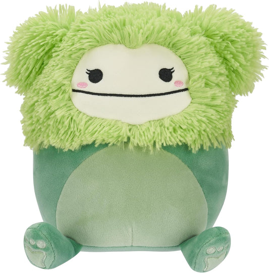 Squishmallows Bren-Green Bigfoot 7.5" Add Squad, juguete de peluche ultra suave, peluche oficial Kellytoy