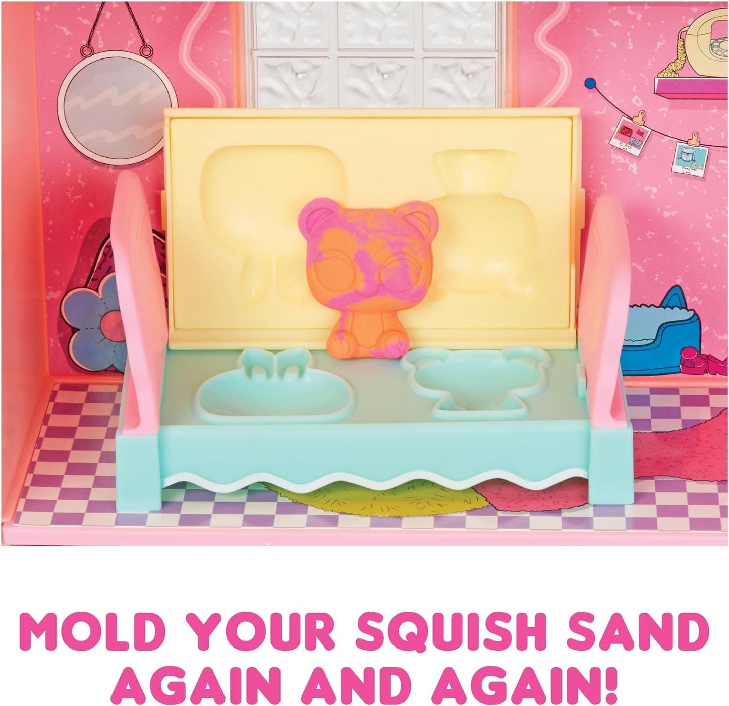 LOL Surprise Squish Sand Magic House com Tot Diva - Playset com boneca colecionável a partir de 4 anos