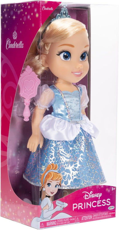 Disney Boneca Princess My Friend Cinderela 35 cm – Disney 100 Anos de Magia, Novo Visual Platinum