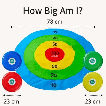 Jogo de jardim infantil Jaques of London Target | Jogo de disco para crianças ao ar livre | Jogos de festa ao ar livre para famílias | Jogos ao ar livre para crianças e adultos | Desde 1795