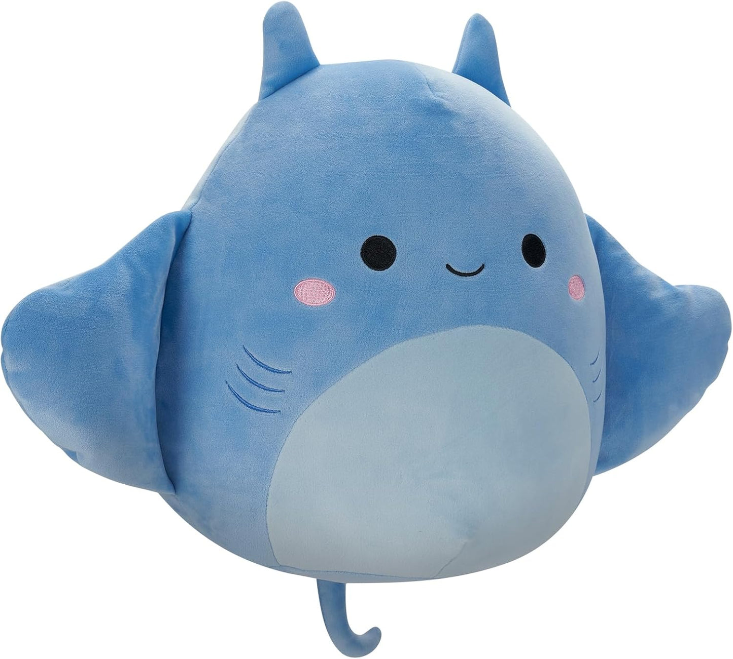 Squishmallows SQCR05429 Mantarraya azul de 12 pulgadas de lujo, multicolor