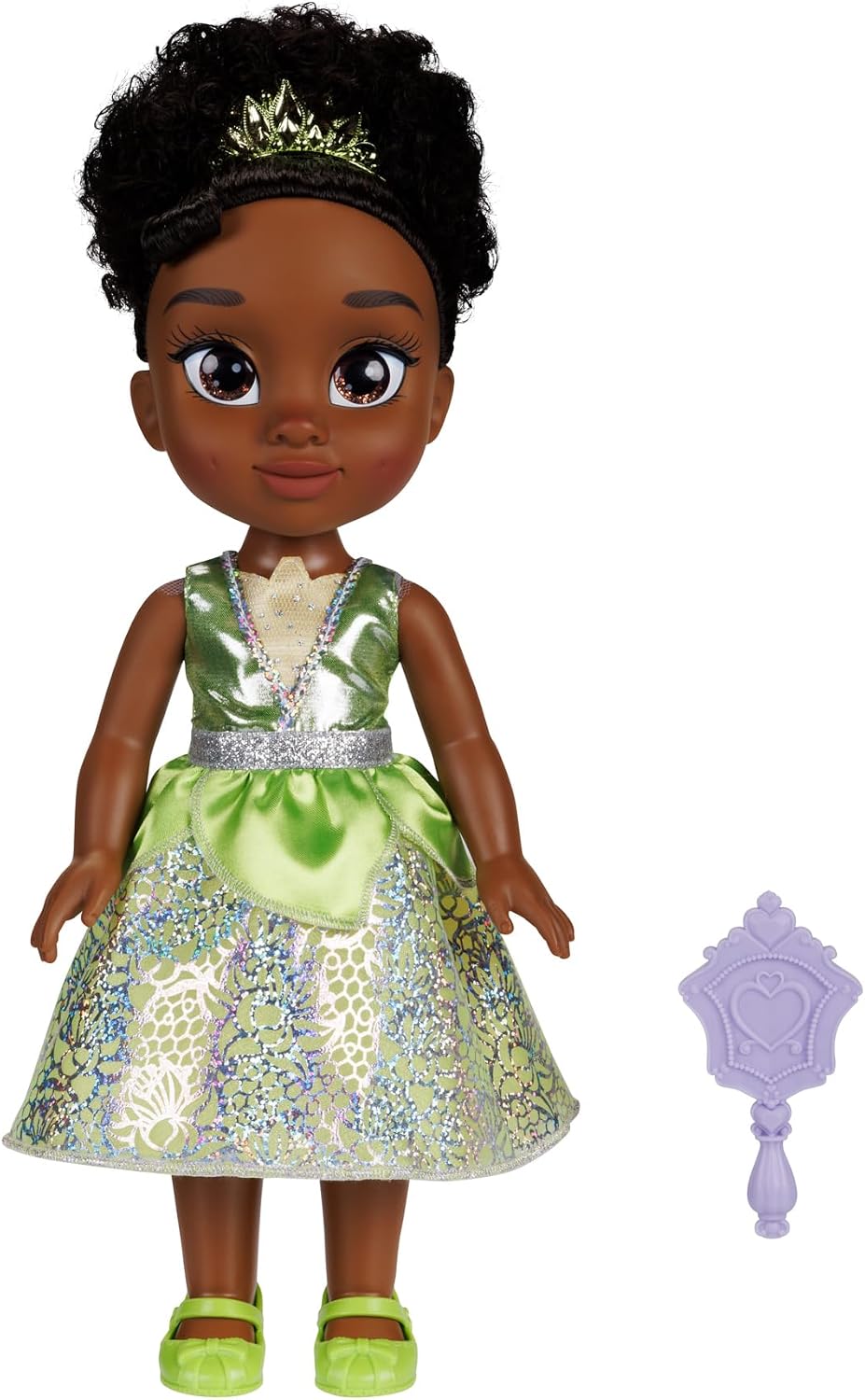 Disney Boneca Princess My Friend Tiana 35 cm – Disney 100 Anos de Magia, Traje Platinum