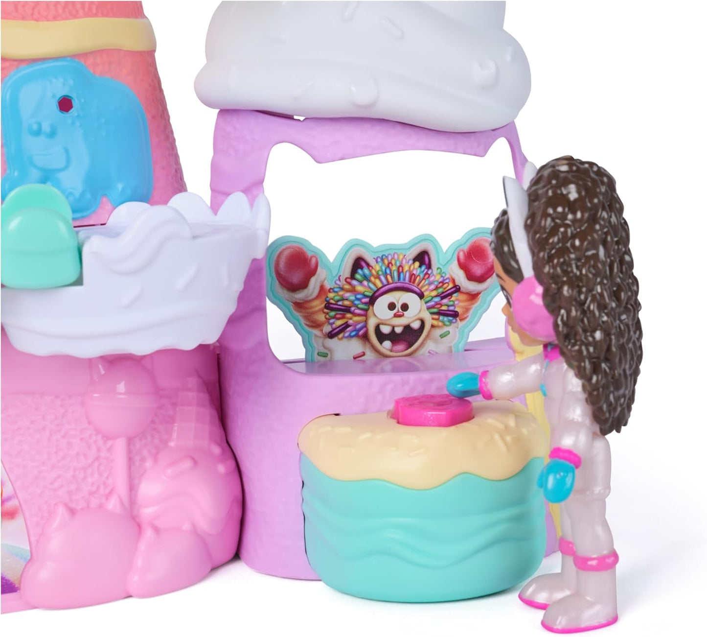 Gabby's Dollhouse: O Filme, Conjunto de Brinquedos Montanha de Doces da Gabby, Conjunto de 12 Peças com Figuras e Acessórios, Brinquedos Infantis para Meninas e Meninos a partir de 3 Anos