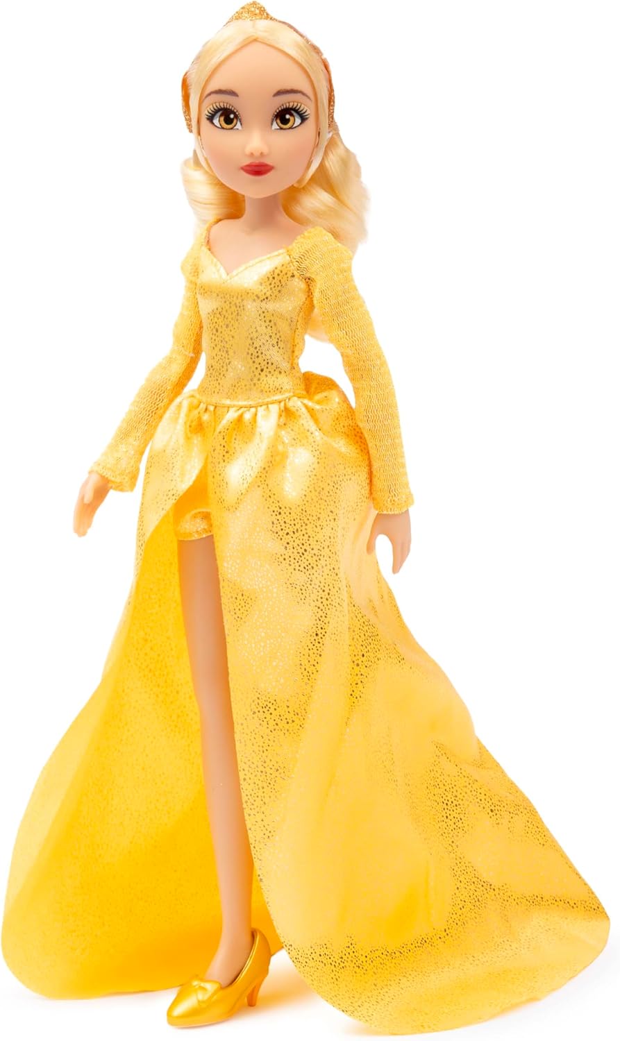 Winx Boneca Club Grand Ball – Stella em um vestido dourado brilhante com tiara – Boneca fada fashion totalmente articulada – Colecionável oficial Winx para meninas – Roupa de baile para crianças a partir de 4 anos