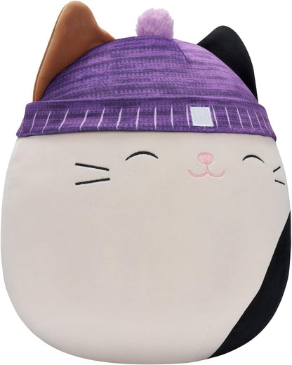 Squishmallows SQCR04208 Gorro de chita de 16", Cam The Cat