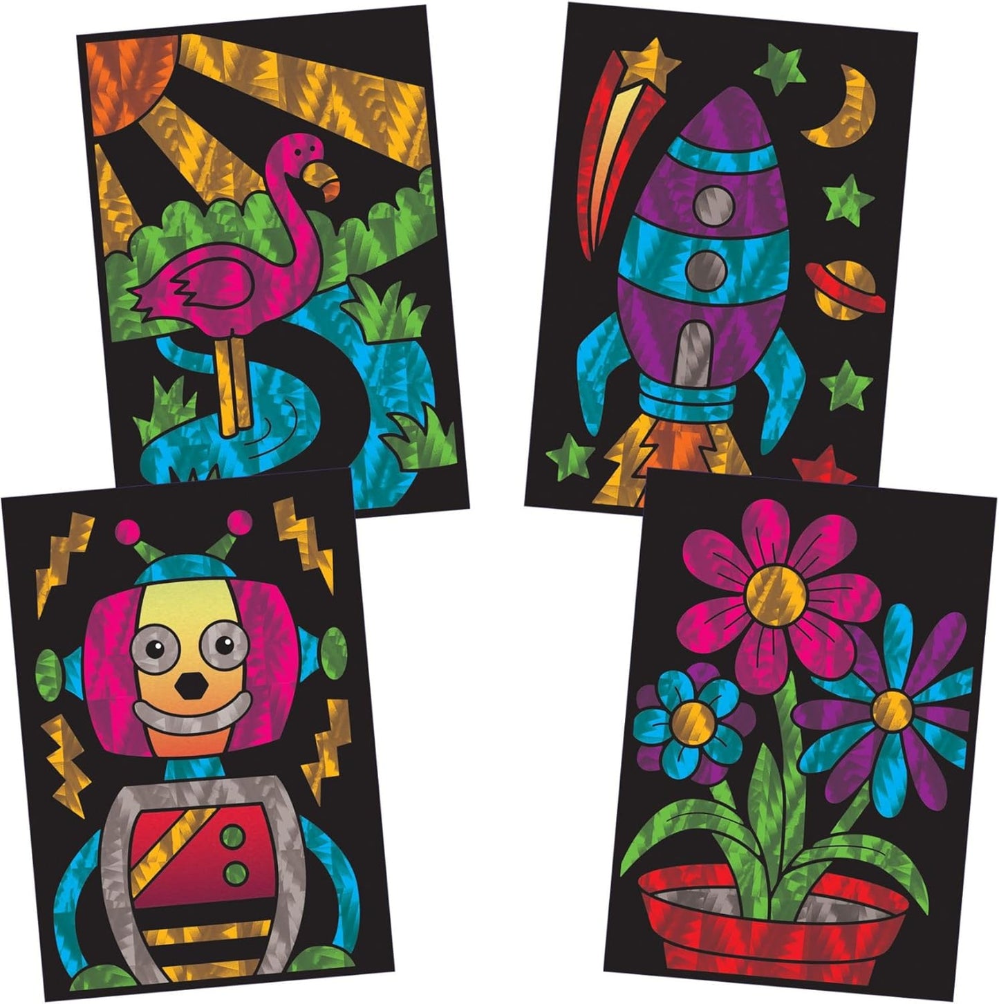 Galt Toys, Fab Foil Art, Kit de artesanato para crianças, a partir de 6 anos e brinquedos, Galt Fab Foil Art, kits de artesanato criativo para crianças e conjunto de atividades divertidas de arte em folha para crianças, meninas e meninos.