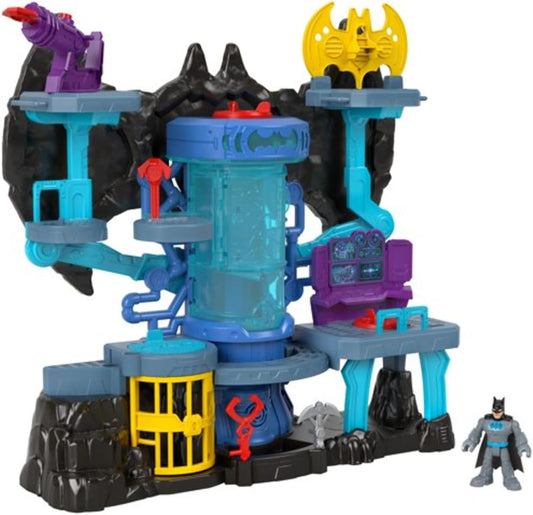 Brinquedo Fisher-Price Imaginext DC Super Friends Batman Bat-Tech Batcaverna com Luzes e Sons para Brincar de Faz de Conta para Crianças a partir de 3 Anos, HGN70