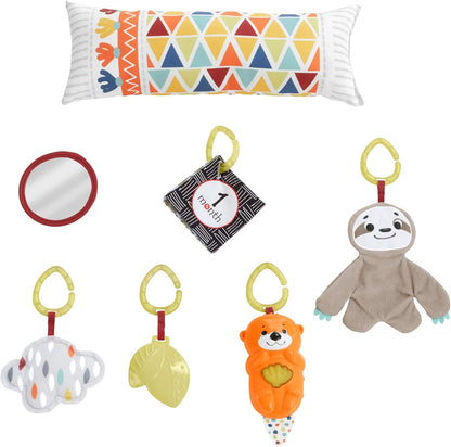 Fisher-Price Tapete de atividades extragrande Perfect Sense Deluxe para bebês, com 6 atividades para crianças pequenas.