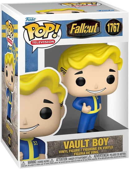 Funko Pop! TV: Fallout – Vault Boy - Chances de 1/6 para variante rara de Chase - Fallout (TV) - Figura colecionável de vinil - Ideia para presente - Produtos oficiais - Brinquedos para crianças e adultos - Fãs de TV