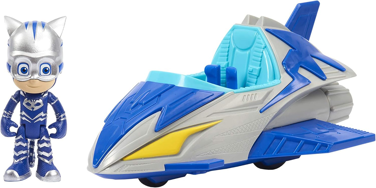 PJ Masks Conjunto de Brinquedo  "Save the Sky" com Figura da Corujita (Owlette) – Presente para Crianças (JP PJMC1200)