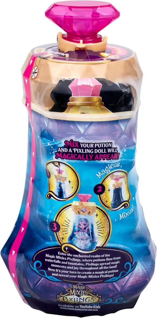 MIXIES MÁGICOS Pixlings. Crea y mezcla una poción mágica que revela mágicamente una hermosa muñeca Pixling de 6,5" dentro de una botella de poción: ¿a quién crearás mágicamente?