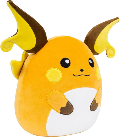 Squishmallows Pelúcia Original Pokémon Raichu de 10 Polegadas | Pelúcia Oficial Jazwares Ultramacia (Tamanho Médio)