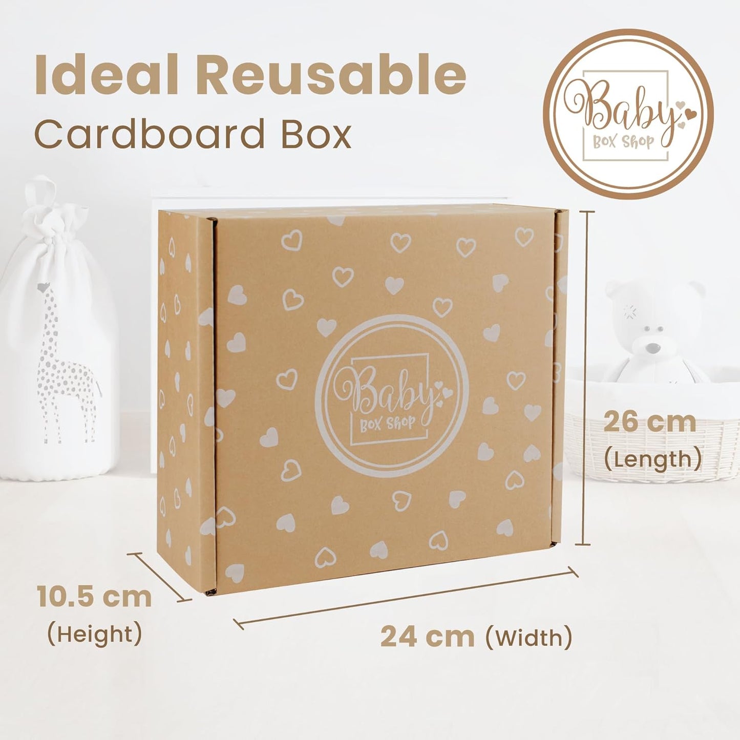 Baby Box Shop - Toalha com capuz personalizada para bebê e cobertor de urso personalizado para bebê, itens essenciais para recém-nascidos, Baby Box Shop - 6 itens essenciais para recém-nascidos unissex
